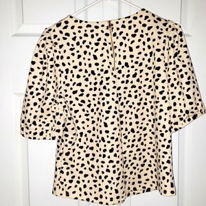 Melloday with Sleeve Animal print Blouse
